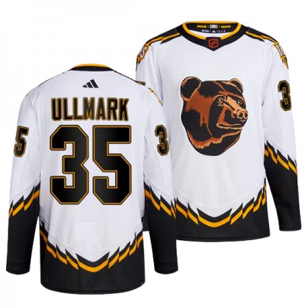 Män Ishockey Boston Bruins tröja Linus Ullmark 35 Adidas 2022-23 Vit Reverse Retro 2.0 Authentic Män Ishockey Boston Bruins tröja Linus Ullmark 35 Adidas 2022-23 Vit Reverse Retro 2.0 Authentic
